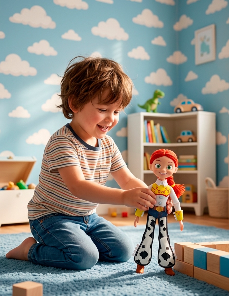 Muñeco personaje Sí Disney: Toy Story Jessie (Toy Story) Estándar Con sonido 6