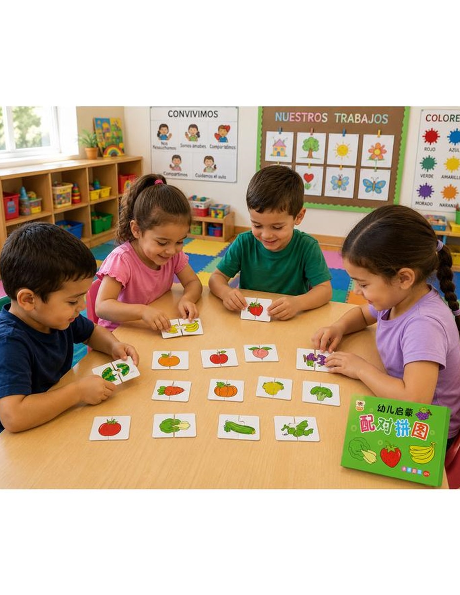 Rompecabezas frutas y verduras nexpuzzle01 4s 3