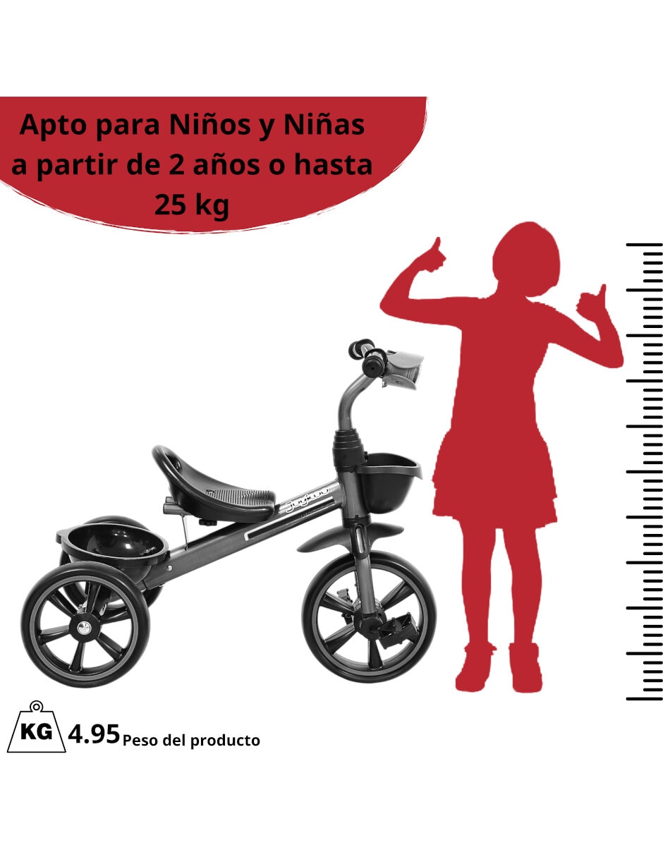 Triciclo unisex 3