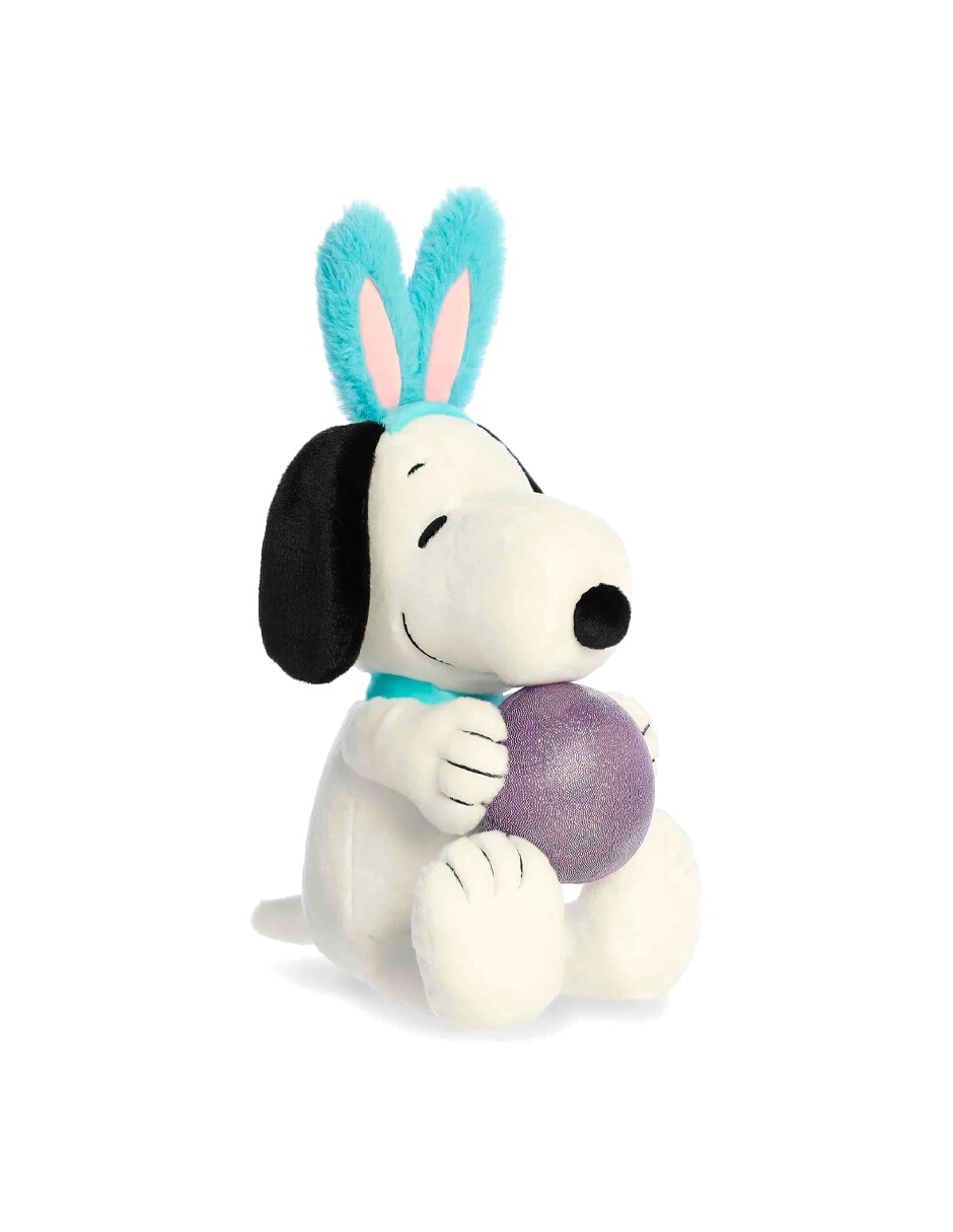 Peluche de peanuts perro snoopy de pascua con huevo 2