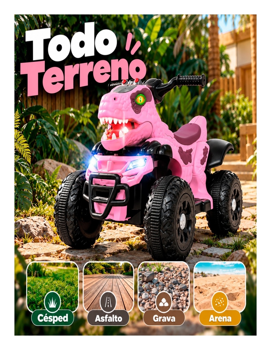 Cuatrimoto montable con control remoto de batería unisex 3