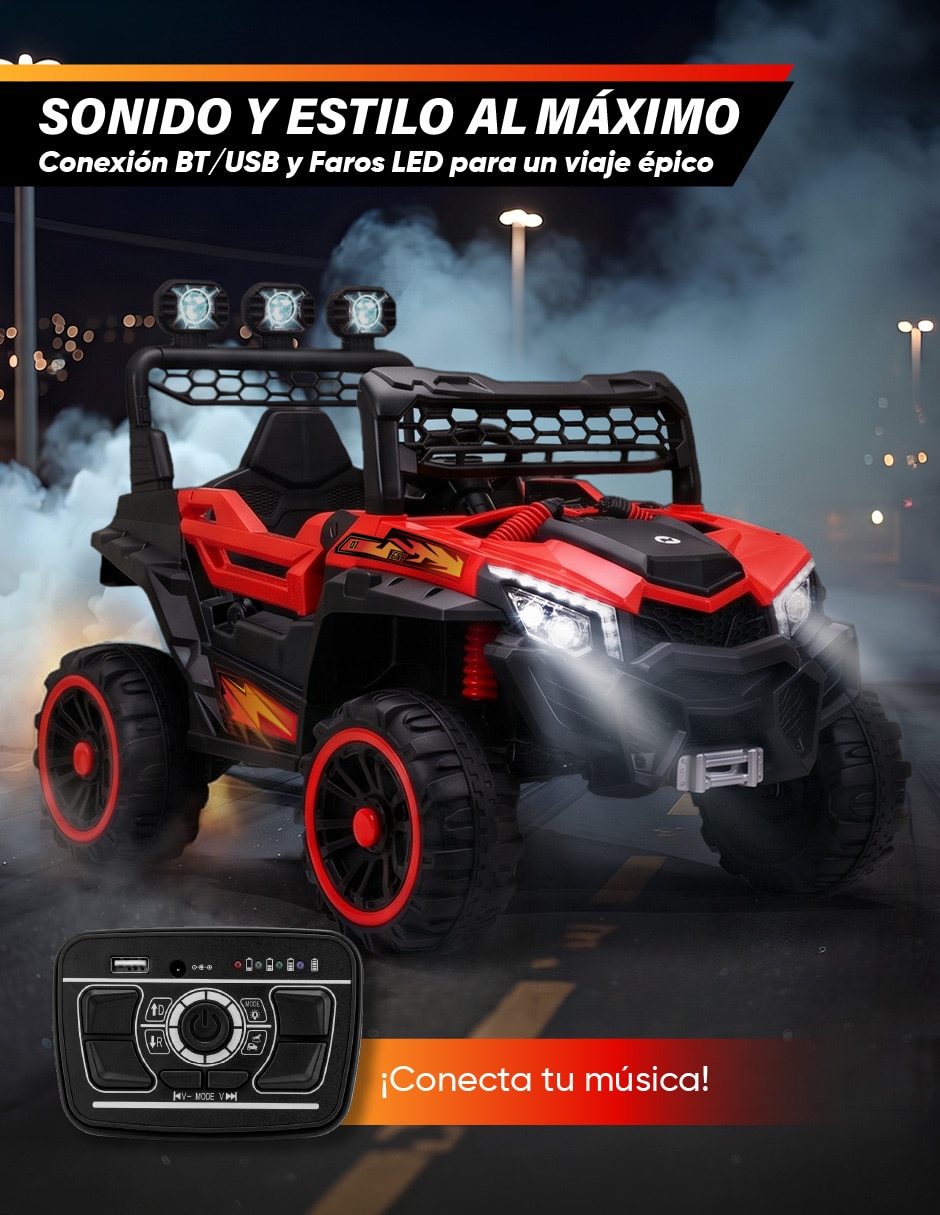 Automóvil montable control remoto de batería unisex 2