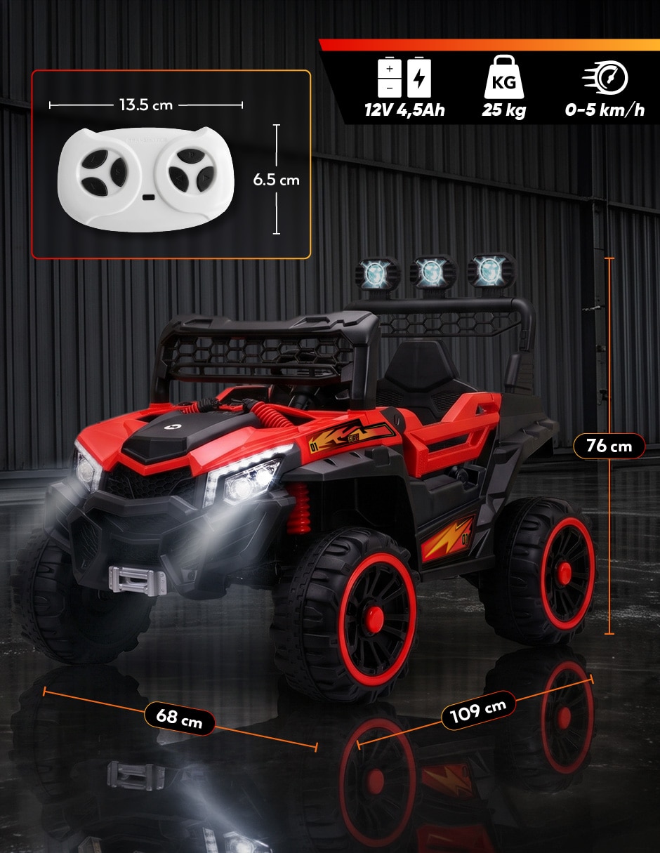Automóvil montable control remoto de batería unisex 9