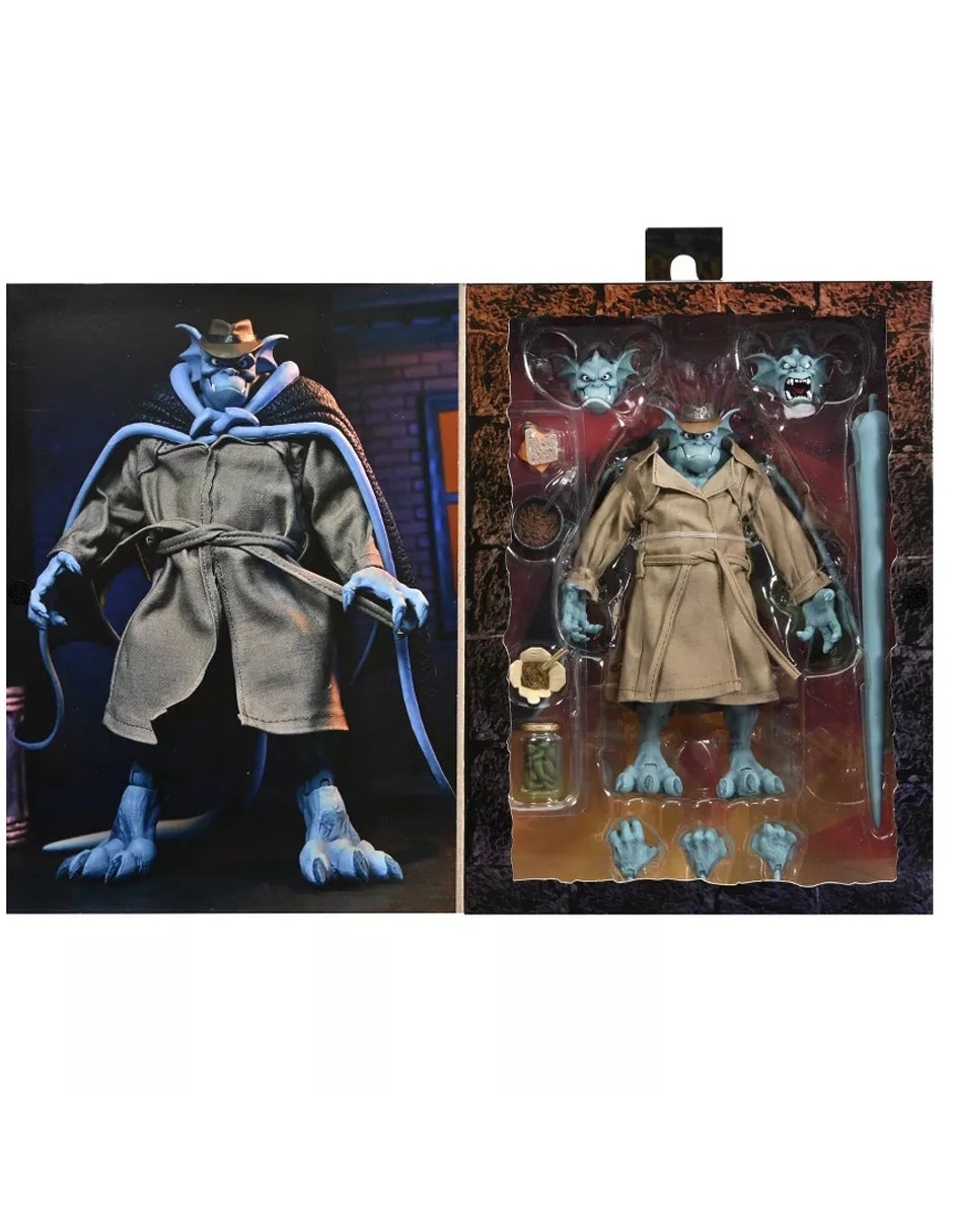Figura de colección articulada gargoyles detective broadway silver falcon ultimate