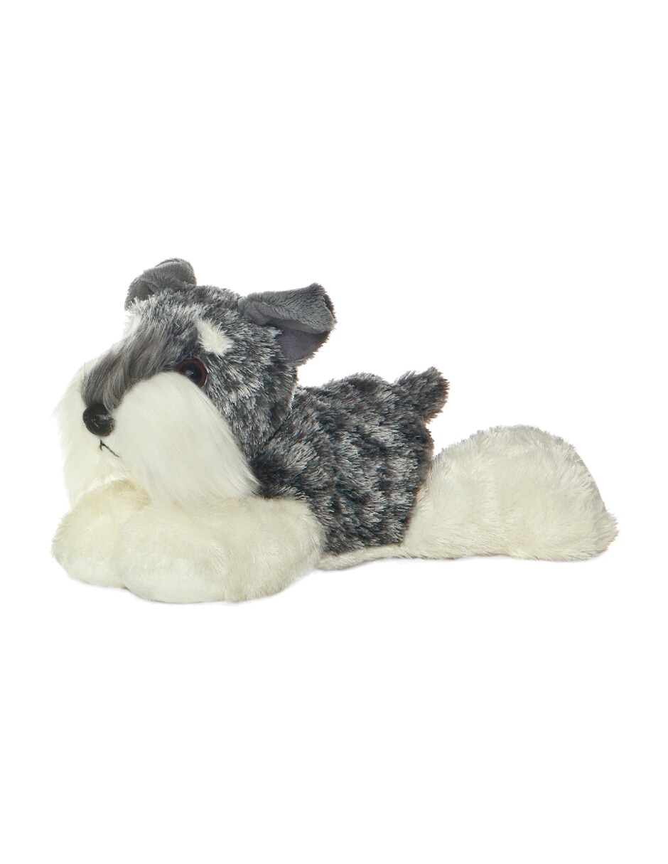 Peluche de perro mini flopsie schnauzer stein Peluche de perro mini flopsie schnauzer stein