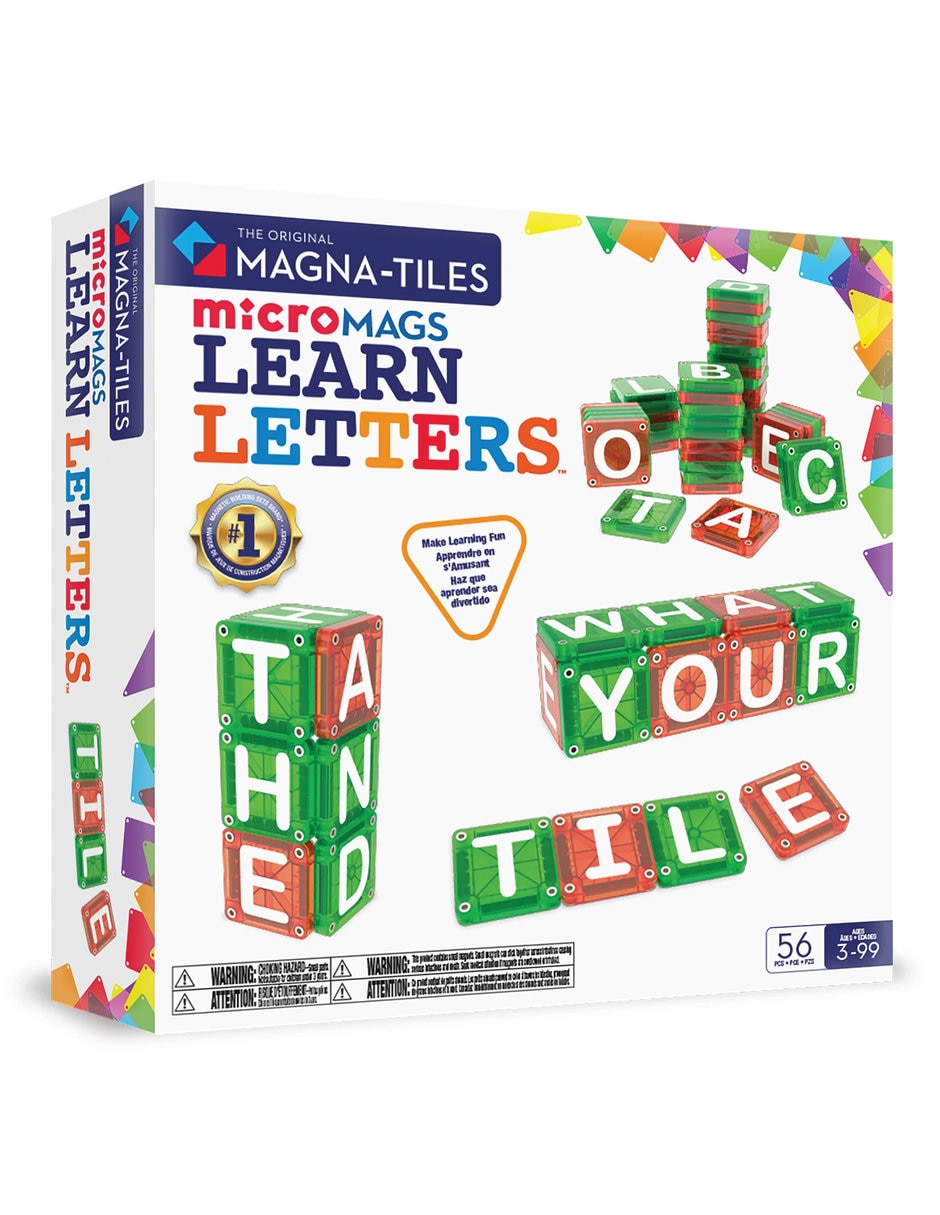 Magnitales MicroMAGS Aprender Letras 56 pzas 254056LL