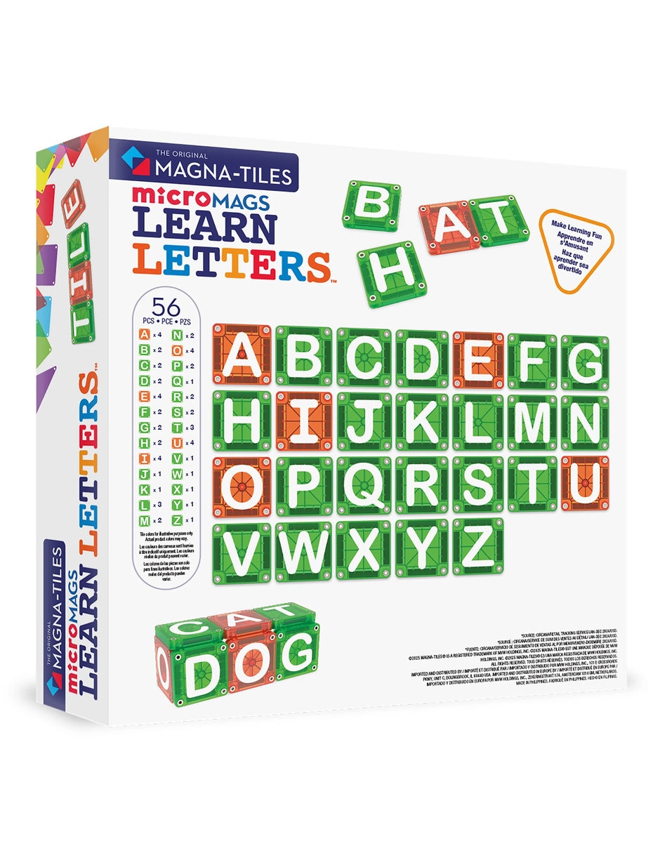 Magnitales MicroMAGS Aprender Letras 56 pzas 254056LL 3