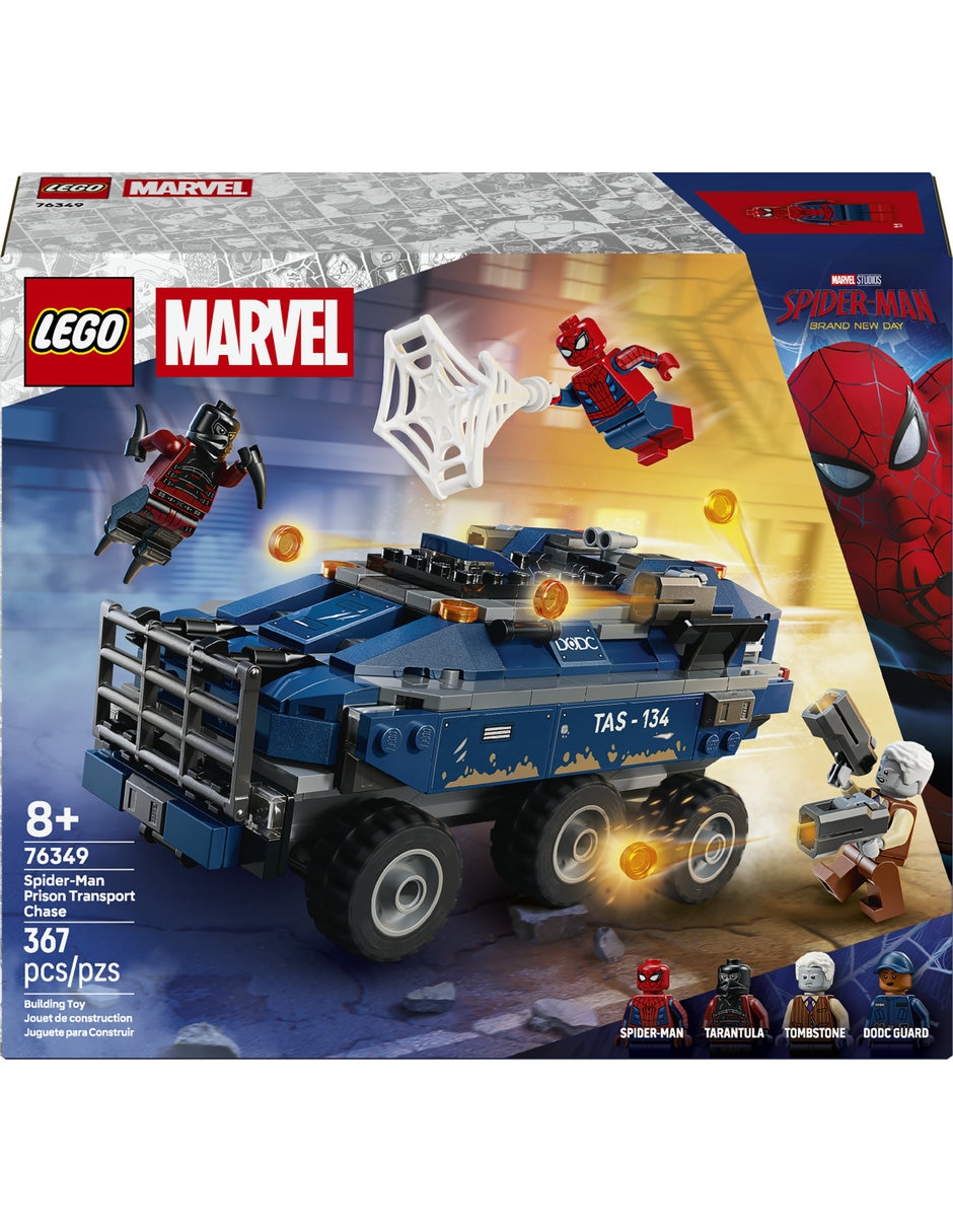 Lego Lego Super Heroes Marvel Spider-Man: Persecución del Transporte de Prisioneros 76349
