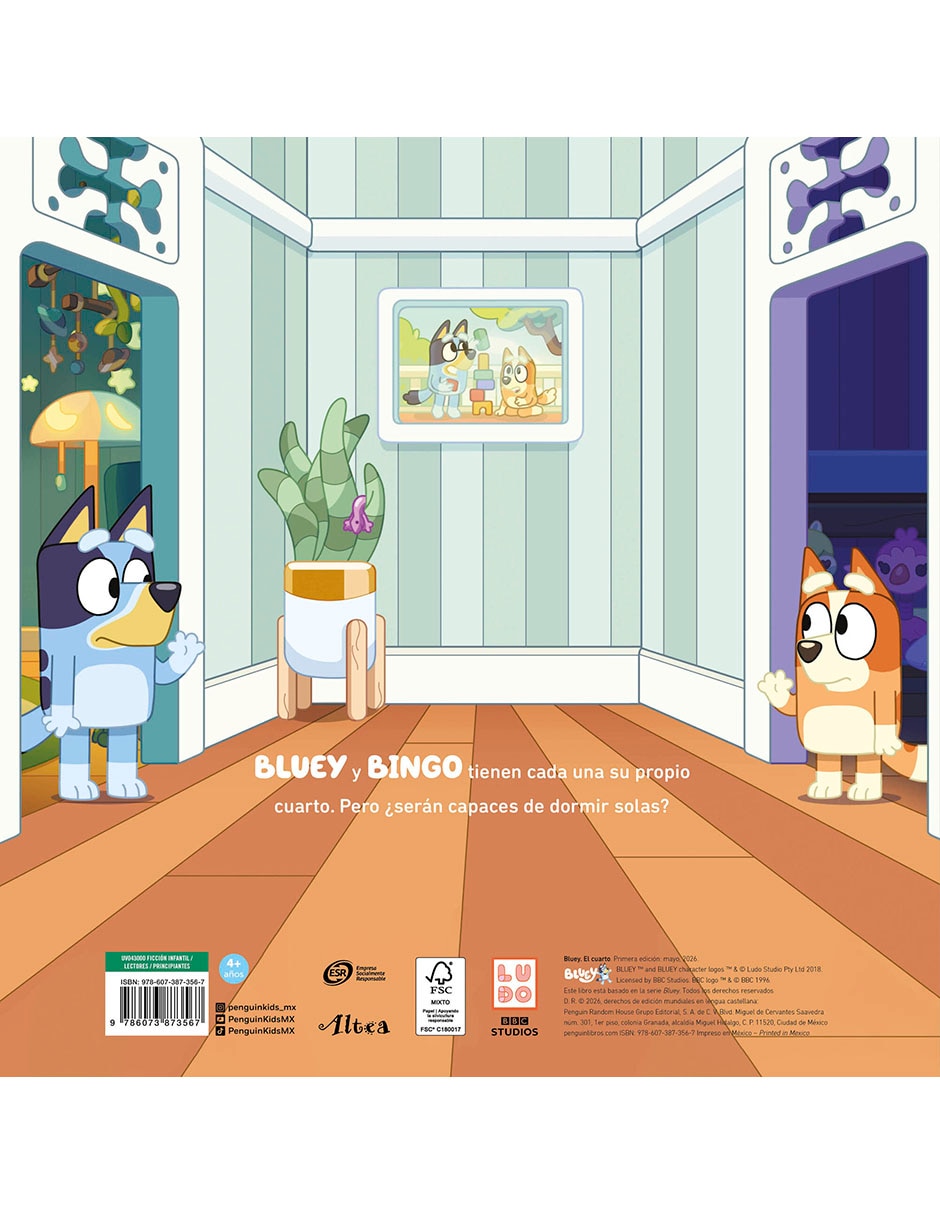 Libro El Cuarto de Bluey