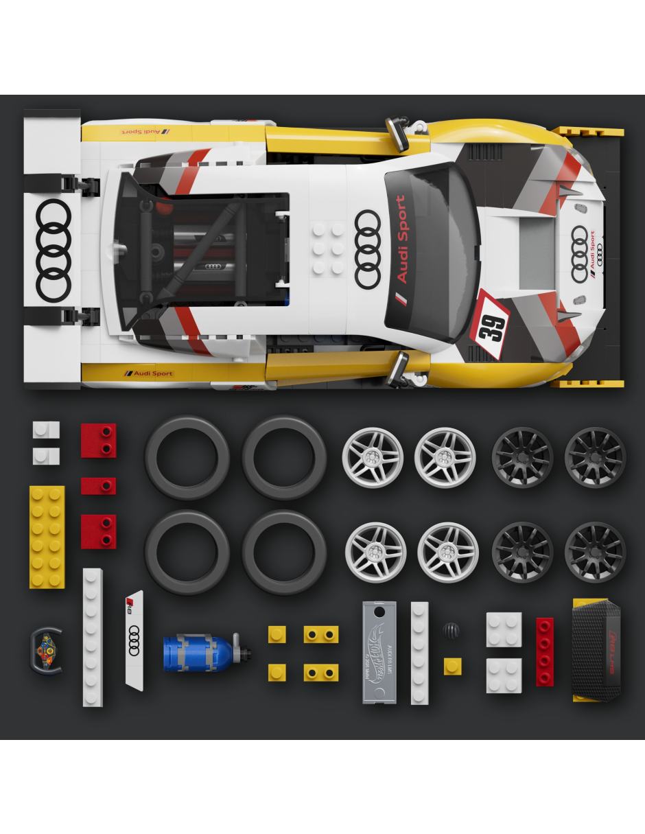 Hot Wheels Elite 15 Audi R8 LMS JFT18 Brickshop 5