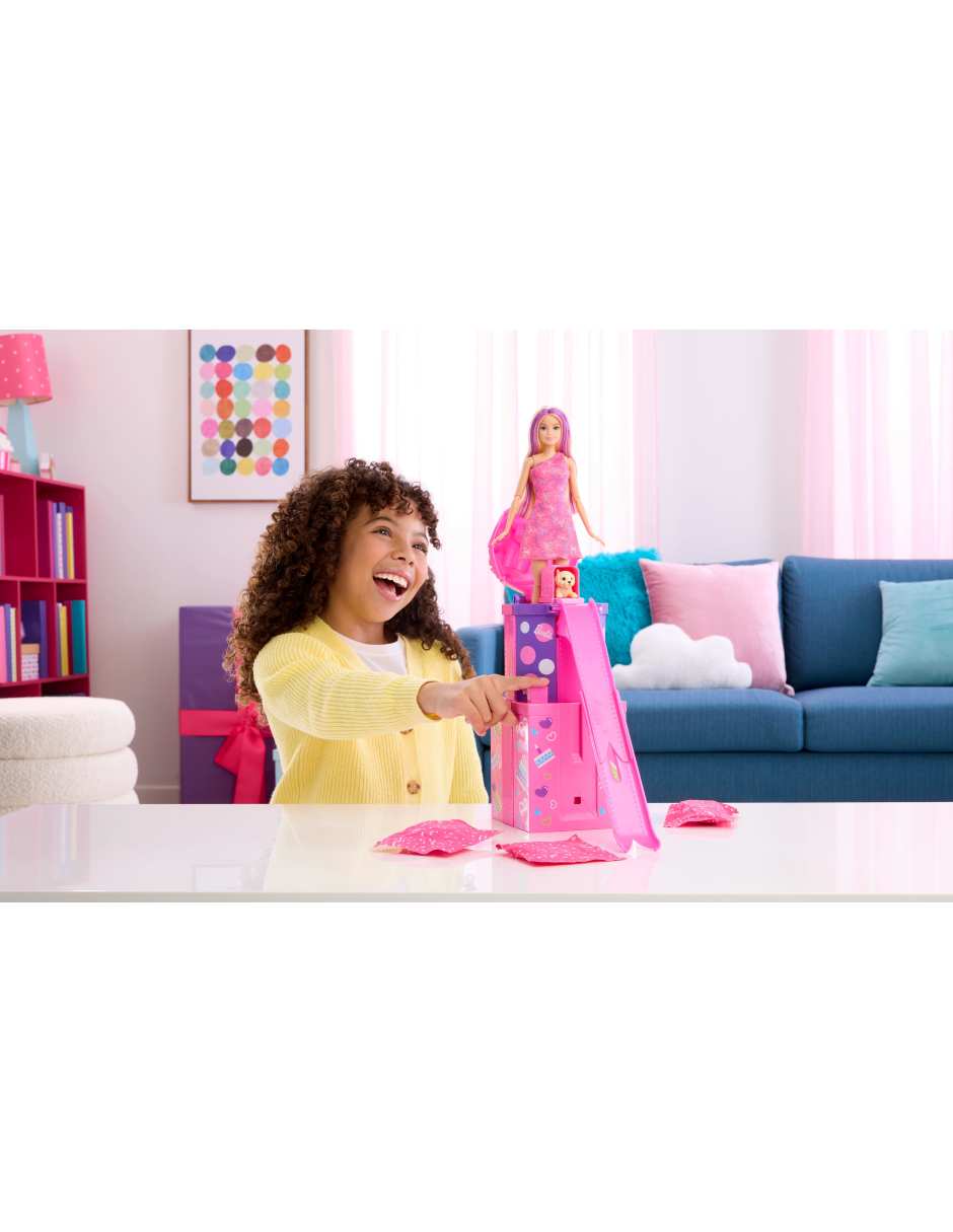 Muñeca Fashion Barbie Party Unboxed