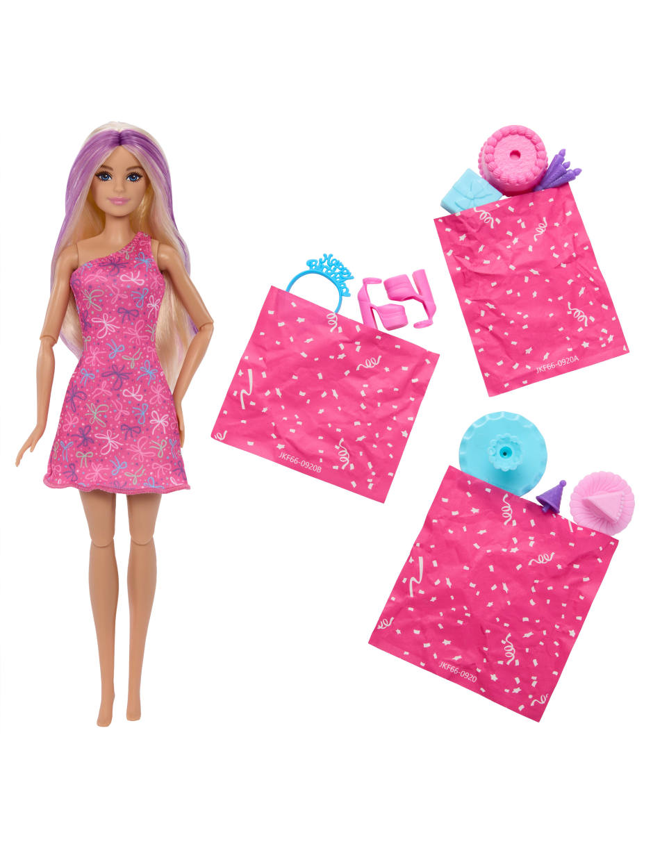 Muñeca Fashion Barbie Party Unboxed